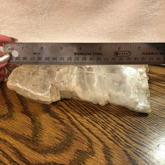 Raw vintage Selenite slab - Picture 8 of 10